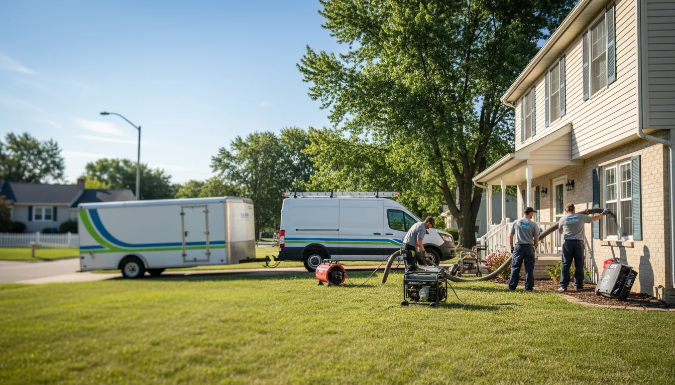 Flooded Basement Restoration And Cleanup With Repair in Moscow, IA near me